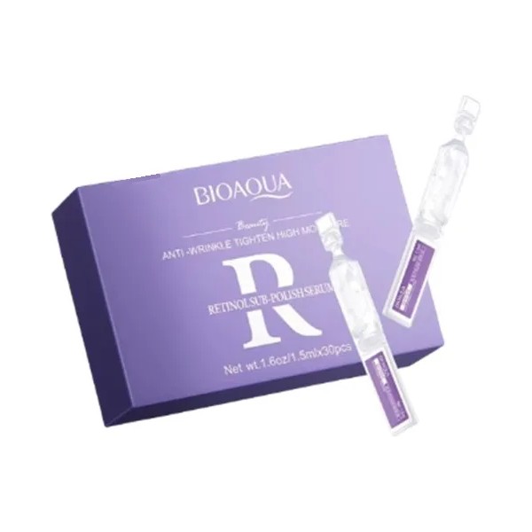 Ampolletas Retinol Antiarrugas Antimanchas Aclarante Cj 30pz Momento De Aplicación