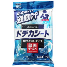 Dodeca Sheet Super Cool Menthol Citrus Scented Portable 10 Sheets