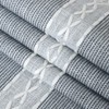 NEWISHER Braided Striped Table Runner Rustic Embroidery Coffee Table Runners