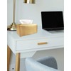 Gold Tissue Box Cover Rectangular – Plus Size Leather Tissue