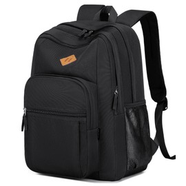 abshoo Classical Basic Womens Travel Backpack For College Men Water Resistant Bookbag (Black)