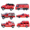 6pcs 1:64 Engineering Car Model Alloy Simulation Vehicle Car Model