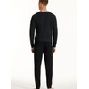 Uncover by Schiesser Men's Long Pyjamas, black