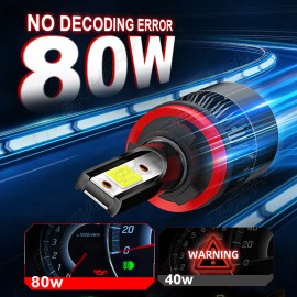 CHUSYYRAY For 2016-2023 Toyota Tacoma 6x LED Headlights High/Low Beam Fog Light Bulbs Kit