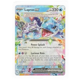 Pokemon - Lapras ex 032142 - Tarjeta doble rara de la corona estelar                                                                                  