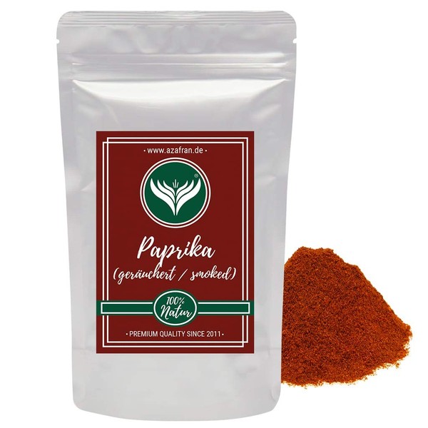 Azafran Smoked Peppers (Sweet) Ground from Spain Paprika Powder 250 g