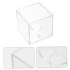 Outanaya Acrylic Display Case for Baseballs Transparent Cube Holder with