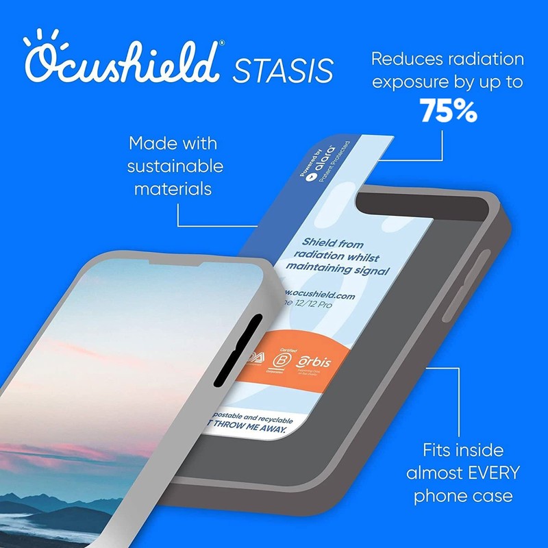 Ocushield Ultra Thin EMF Radiation Protection Insert for iPhone XR