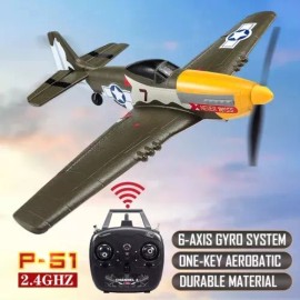 Unbranded 2.4G 4CH WWII P51 6-Axis Mustang Remote Control Glider Foam RC Plane Fighter