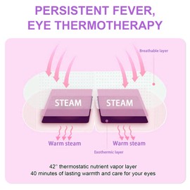 ExcellaElite Heated Eye Mask,10 Packs Steam Eye Masks Lavender Warming Self Heating Eye Mask Disposable Moist Hot Compress Eye Patch for Relaxation and Eye Strain Sleep Gift Set