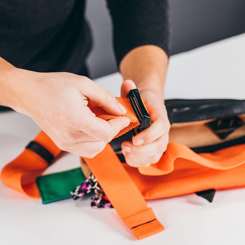 Gear Aid Dual Adjust Buckle Kit, Black, 2-Inch