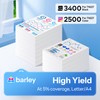 TN-227BK/C/M/Y TN227 High Yield Toner Cartridge 4 Pack Compatible TN227BK