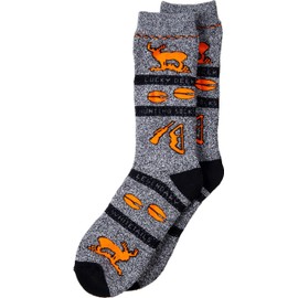 Legendary Whitetails - Calcetines de caza para hombre, color gris oscuro, talla única