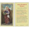 +Holy Card-"Saint Elizabeth of Hungary"-Widow