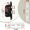 Bwintech 1 PCS Satin Nickel Bathroom Lock 75mm (3 Inch)