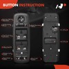 A-Premium Power Master Window Switch Compatible with Jeep & Dodge