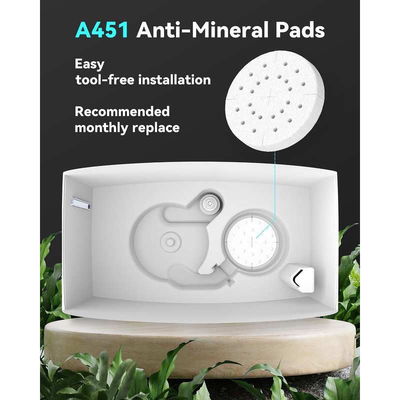 Leemone 12 Pack A451 Anti-Mineral Pads Compatible with BONECO S200,