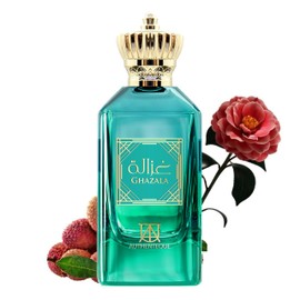 AUTHENTEQUE Ghazala - Arabic Perfume for Women 3.4 Fl Oz - Eau De Parfum Turkish Rose, Peony, Musk, Petalia & Vanilla - Perfumes Arabes - Inspired by PDM's D.elina E.xclusif
