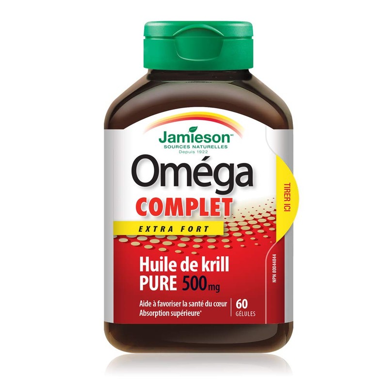 Jamieson Omega Complete Super Krill 500mg 60's 60 Softgels