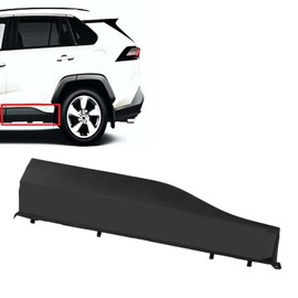 Door Lower Molding, TBVECHI Left Rear Door Garnish Trim Fit for 2019-2022 Toyota Rav4 Rear Left, Direct-fit Replacement, Replaces OEM 750780R070
