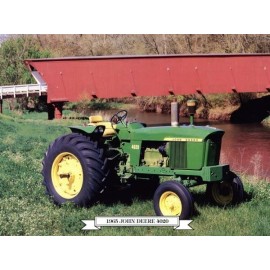 John Deere 1965 John Deere Model 4020 Tractor Metal Sign: 12x16" & Ships Free