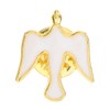 WRITWAA Brooch Collar Lapel Badge Enamel Dove Lapel Pin Dove