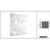 HEXIM 3D Wall Panels, PVC Plastic White - Diamond Design