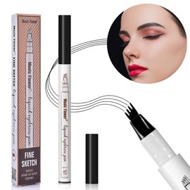 Waterproof Eyebrow Pencil, Tattoo Eyebrow Pen, Eyebrow Pencil Brush, Eyebrow Definer, Highly Natural Make-Up
