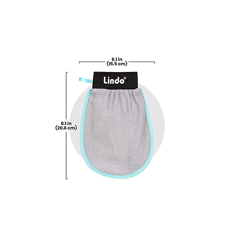 New Lindo Dermaglove - Deep Exfoliation Mitt, Remove Dead Skin,