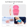 Estuche para Dentaduras Postizas Cepillo de Cerdas Flexibles y Caja