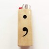 Semicolon Lighter Case Holder Sleeve Cover Fits Bic Lighters