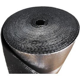 Reflective Water Heater Jacket Insulation Fits 50 Gallon Tank R8 (FOIL / Black)