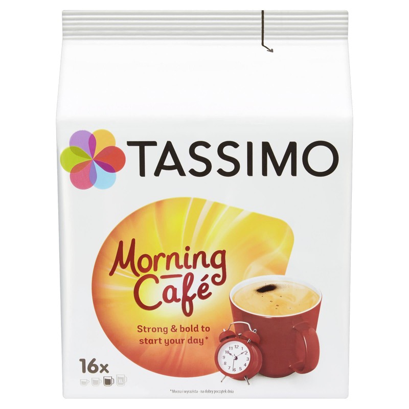 Tassimo Morning Café Coffee Pods, Pack of 16