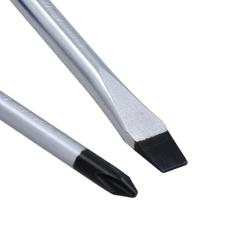 7pc Screwdrivers Set Flat Headed + Phillips with Cushioned Grip