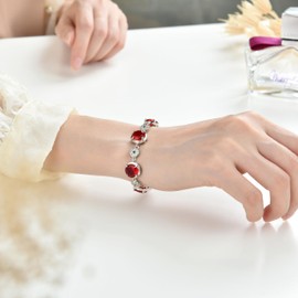 Fukugems Crystal Bracelets Birthstone Bracelets Spiritual Healing Bracelets Gifts for Mum Girlfriends, Crystal