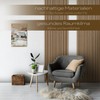 HEXIM Acoustic Panels Sample Piece - Flexible Slat Wall Wood