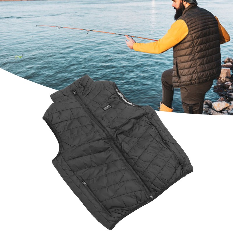 USB Electric Heating Vest Lightweight Warming Comfortable Breathable Waterproof Heated