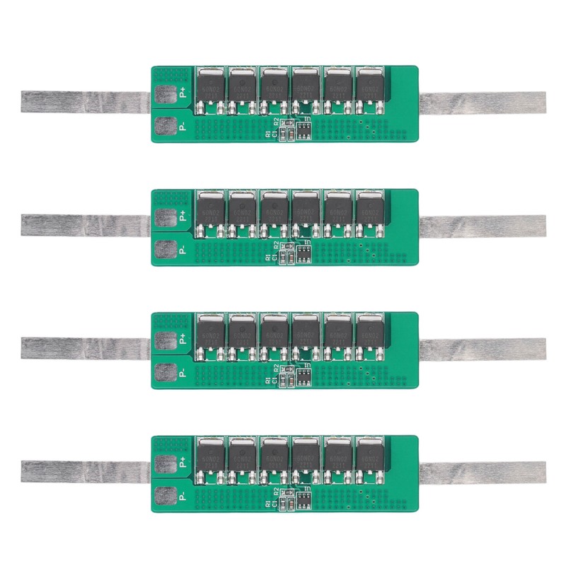 4PCS 3.7V 15A Lithium Battery Protection Board Overcharge Discharge Protection