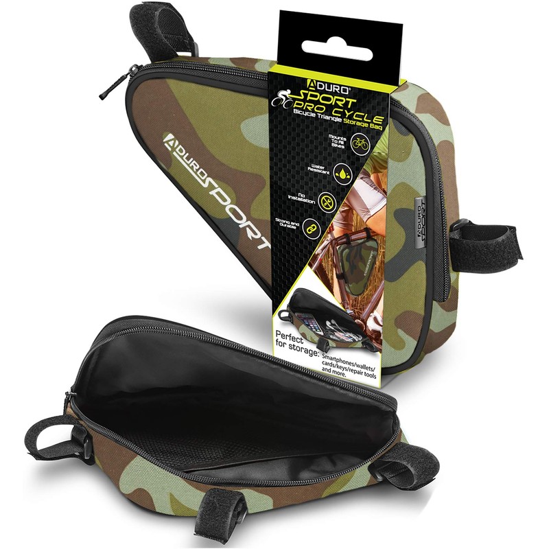 Aduro Sport Bicycle Bike Storage Bag Triangle Saddle Frame Pouch