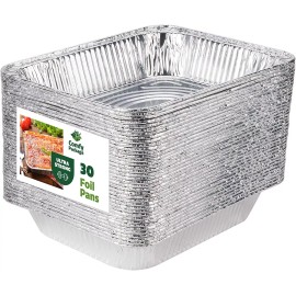 Undisclosed Gusto 9x13 Disposable Aluminum Foil Pans Baking Pan Catering Trays, 30-Pack
