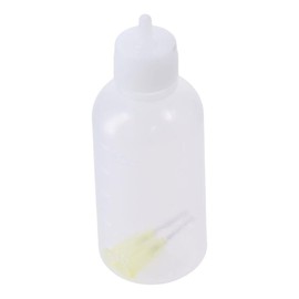 Fudeshe Needle Tip Bottle 5pcs Plastic Squeeze Bottles,Mini Leak Proof Liquid Flux Dispenser,Needle Dispensing Bottle Small Oil Bottle with Stainless Steel Pointed Tip