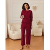 Ekouaer Pajamas for Women 2 Piece Lounge Set Long Sleeve