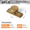 Goo-Ki Cabinet Knobs with Base Plate/Backplate Zinc Alloy Hardware for