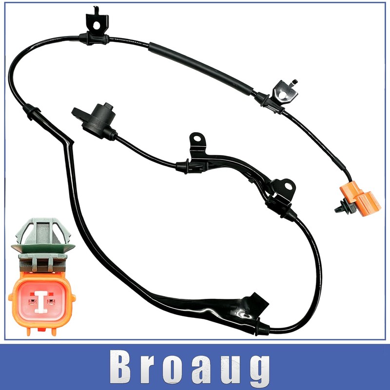 Broaug 2PCS Rear Left & Right ABS Wheel Speed Sensor