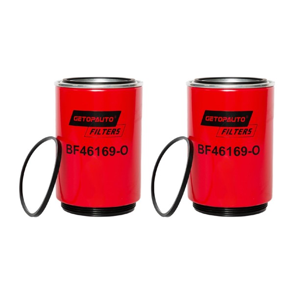 2PCS BF46169-O Fuel Water Separator Filter Replace Baldwin 4080114C1 4080114C2