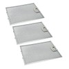 vhbw 3x Filter Metallfettfilter Dauerfilter kompatibel mit Balay 3BD796B/01, LC1BYN5/01