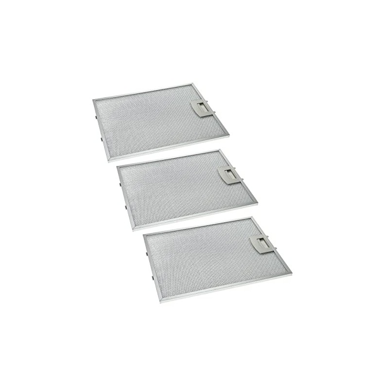 vhbw 3x Filter Metallfettfilter Dauerfilter kompatibel mit Balay 3BD796B/01, LC1BYN5/01