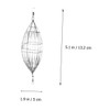 Totority Stainless Steel Olive Shape Fishing Bait Cage Durable Lure