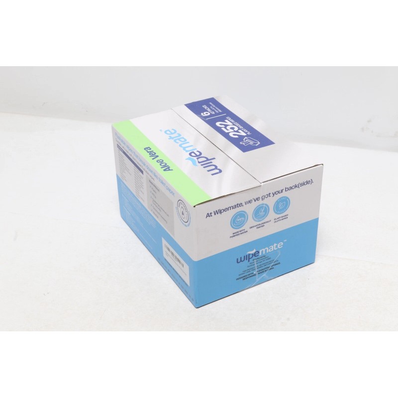 WIPEMATE 6 PACK, 252 ULTRA Flushable Butt Wipes, Soothing Vitamin