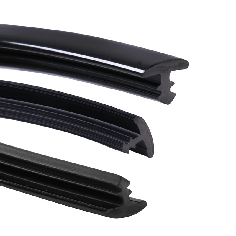 SBWLKJ 26FT T-Molding Black Trim Moulding 5/16"(8mm) Flexible Polyethylene Center